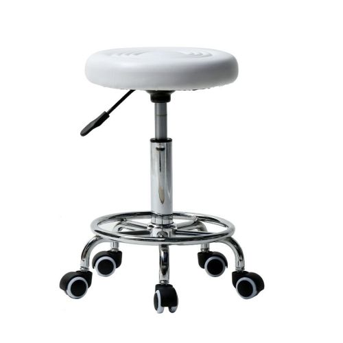 Height Adjustable Mobile Swivel Bar Stool PU Leather Padded Seat Round Stool with Lines Rotation Bar Stool Height Adjustable Mobile Swivel Bar Stool PU Leather Padded Seat Round Stool with Lines Rotation Bar Stool